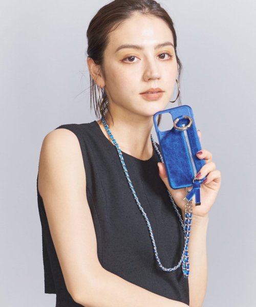 BEAUTY&YOUTH UNITED ARROWS(ビューティーアンドユース　ユナイテッドアローズ)/【WEB限定】＜AJEW＞CADENAS ベルベット チェーン ストラップ iPhone12/12Proケース/img12