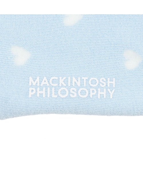 MACKINTOSH PHILOSOPHY(マッキントッシュフィロソフィー)/靴下 レディース MACKINTOSH PHILOSOPHY (マッキントッシュフィロソフィー) マルチストレッチパイル ハート クルー丈 3307－846/img03