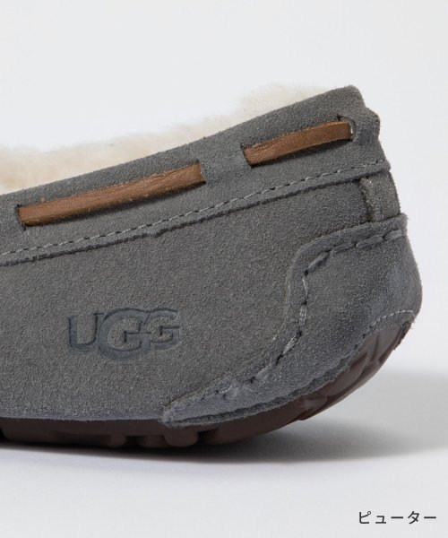 UGG(UGG)/UGG DAKOTA レディース アグ 1107949 モカシンシューズ ダコタ ボア ウール スエード スリッポン おしゃれ 防寒 ファー あったか かわいい/img22