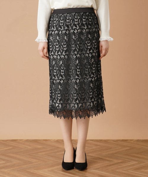 レースタイトスカート 