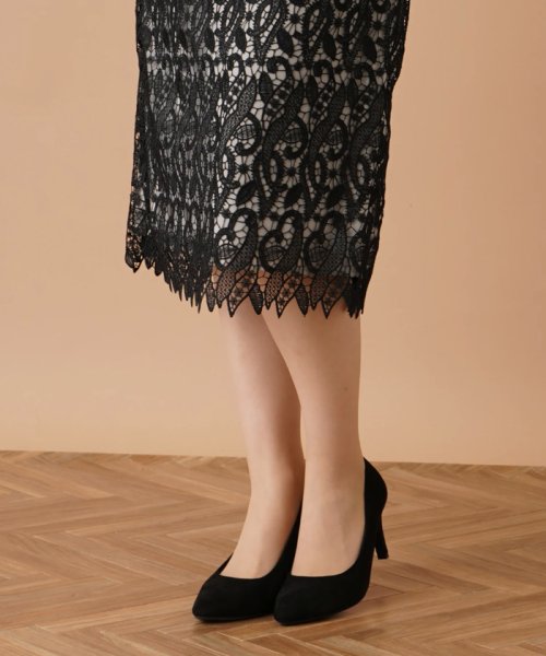 レースタイトスカート 
