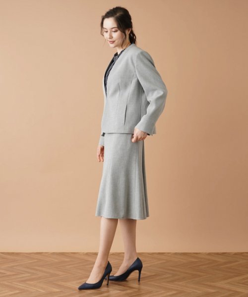 ノーカラージャケット 