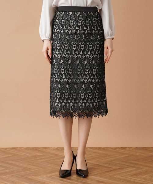 レースタイトスカート 