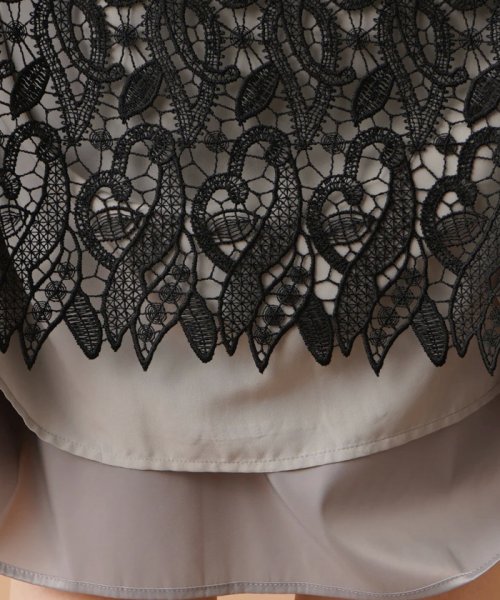レースタイトスカート 