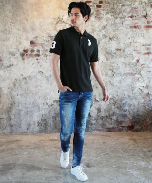 THE CASUAL(ザ　カジュアル)/POLO RALPHLAUREN ラルフローレン BASIC MESH BOYS BIGPONY POLO ビッグポニー ポロシャツ/img01