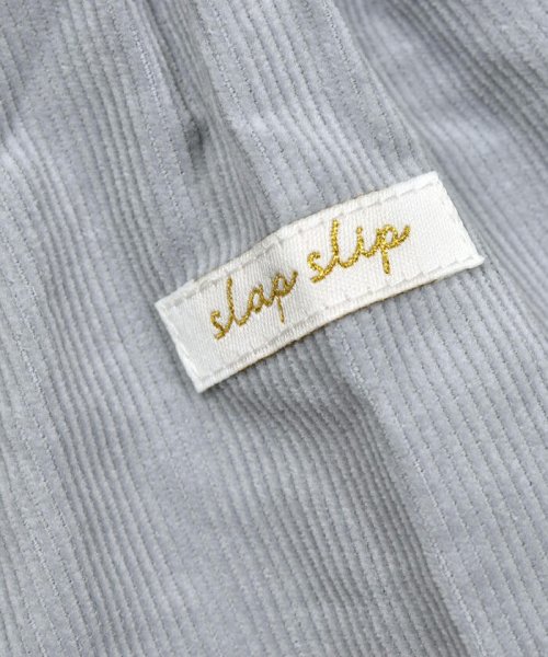 SLAP SLIP(スラップスリップ)/コーデュロイチェック柄フロントフリル長袖シャツ(90~130cm)/img09