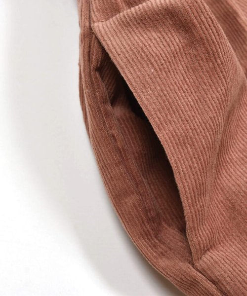 SLAP SLIP(スラップスリップ)/【お揃い】コーデュロイチェック柄裾スカラップ刺しゅうスカパン(90~130cm)/img11