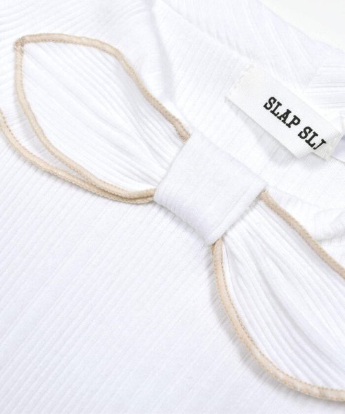 SLAP SLIP(スラップスリップ)/ビッグリボンカラー長袖Tシャツ(80~130cm)/img06