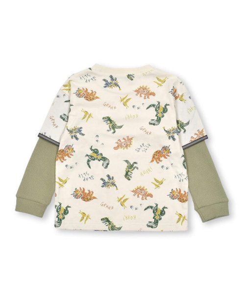 SLAP SLIP(スラップスリップ)/恐竜柄重ね着風長袖Tシャツ(80~130cm)/img05