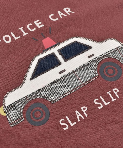 SLAP SLIP(スラップスリップ)/パトカーモチーフパッチ刺しゅう長袖Tシャツ(80~130cm)/img17