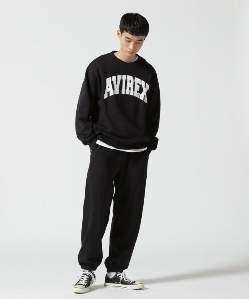 AVIREX(AVIREX)/《DAILY/デイリー》CREW NECK L/S SWEAT LOGO / クルーネック ロングスリーブ スウェット / AVIREX /img08