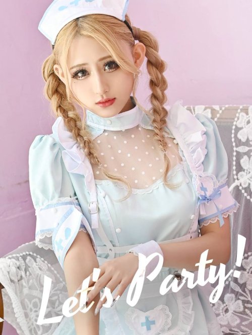 Rew-You(リューユ)/コスプレ ナース 看護師 かわいい ランジェリーコスプレ 体型カバー ギャル かわいい 今日好き sexy ワンピース Ryuyu/img03