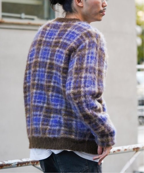 PULP(パルプ)/【JIEDA / ジエダ】MOHAIR CHECKED CARDIGAN/img17