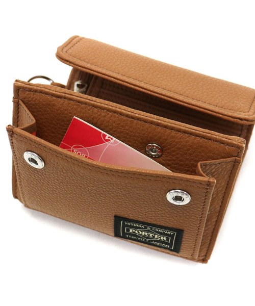 ポーター カーム ウォレット 041－03122 三つ折り財布 吉田カバン PORTER CALM WALLET 財布 革 本革 レザー 小銭入れあり 日本製 