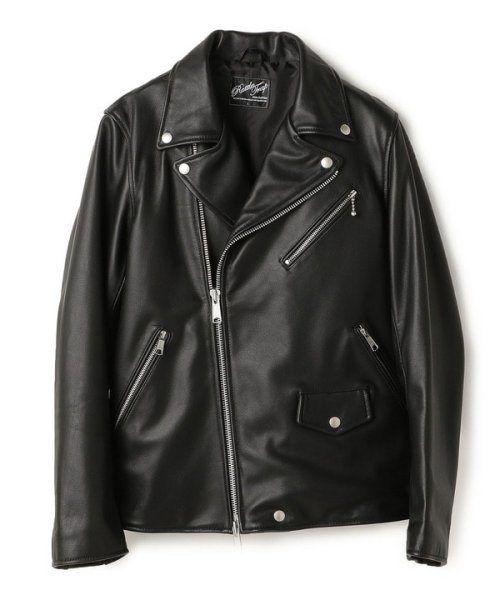 ダブルレザーライダースジャケット 