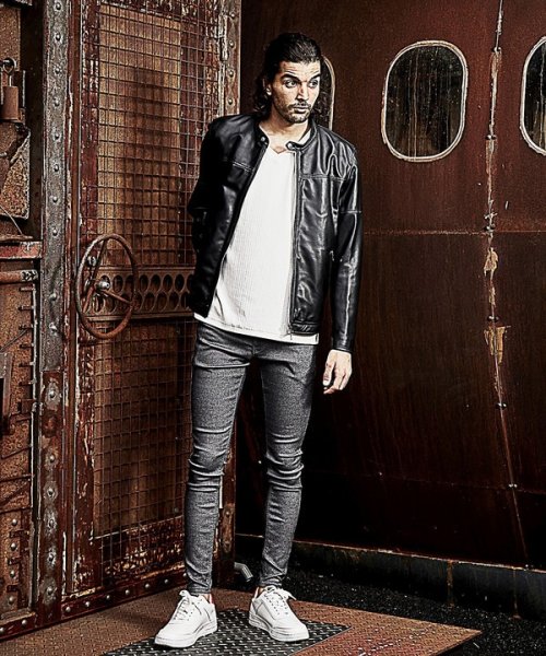 ラムレザーシングルライダース 