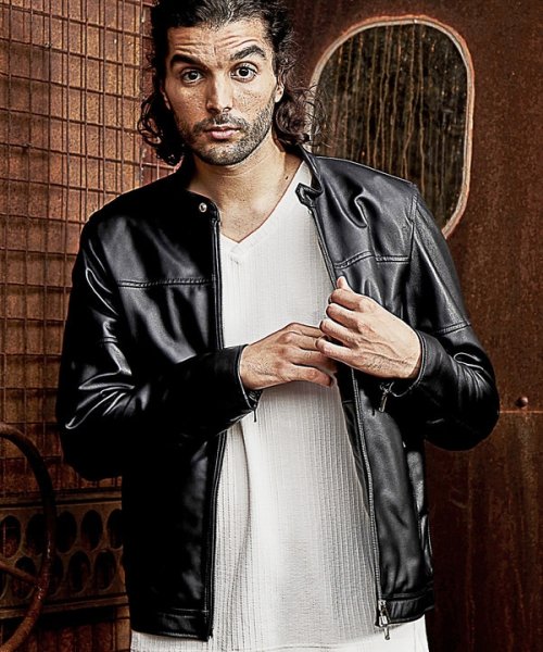 ラムレザーシングルライダース 