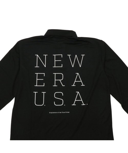 NEW ERA(ニューエラ)/【正規取扱店】 ニューエラ ゴルフ ポロシャツ ゴルフウェア ウェア 長袖 メンズ レディース 春夏 秋冬 おしゃれ ブランド 薄手 白 黒 鹿の子 トップス/img17