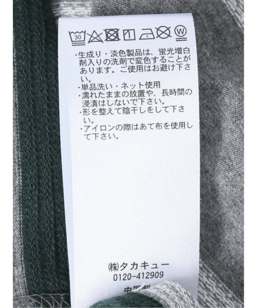 TAKA-Q(タカキュー)/ジャガード 千鳥ボーダー クルーネック 長袖 メンズ Tシャツ カットソー カジュアル インナー ビジネス ギフト プレゼント/img09