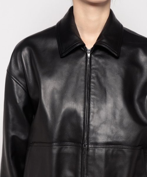 ブルゾン GLOSS LEATHER BOMBER JK 