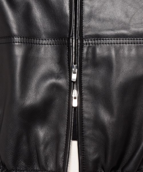 ブルゾン GLOSS LEATHER BOMBER JK 