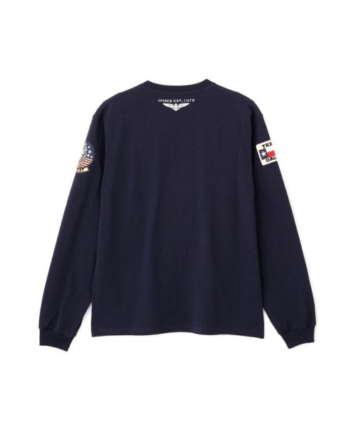 AVIREX(AVIREX)/《WEB&DEPOT限定》TOP GUN PATCHED L/S T－SHIRT / トップガン パッチド 長袖 Tシャツ / AVIREX/img19