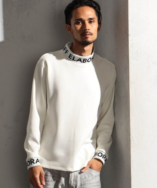 【RIELABO】ジャカードニット衿トレーナー RIELABO