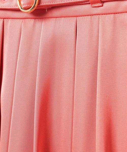 【LOULOU WILLOUGHBY】ブライトツイルタックスカート 