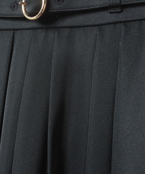 【LOULOU WILLOUGHBY】ブライトツイルタックスカート 