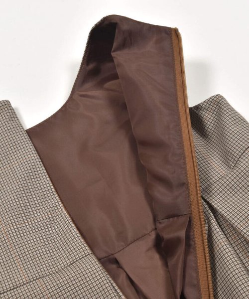 Tartine et Chocolat(タルティーヌ・エ・ショコラ)/KIVANGチェックジャンパースカート(80～140cm)/img15