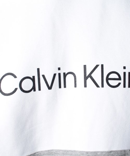 Calvin Klein(カルバンクライン)/【Calvin Klein / カルバンクライン】フロントロゴ 配色 スウェット フーディー プルオーバー パーカー カンガルーポケット 長袖 40CM273/img10