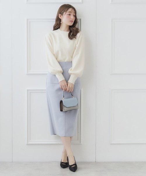 Couture Brooch(クチュールブローチ)/【オフィス・通勤にも】フェイクスエードダンボールスカート/img36