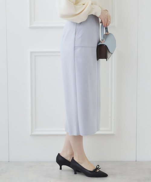 Couture Brooch(クチュールブローチ)/【オフィス・通勤にも】フェイクスエードダンボールスカート/img39