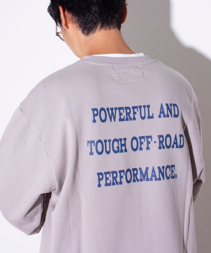 WILDERNESS EXPERIENCE×JIMNY】別注プリントスウェットクルーネック