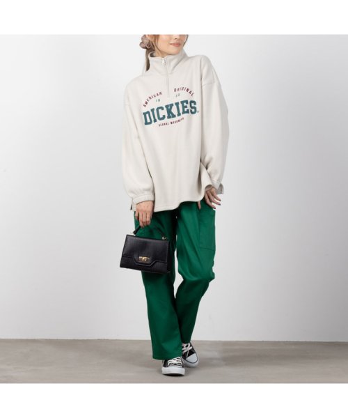 MAC HOUSE(women)(マックハウス（レディース）)/Dickies ディッキーズ 裏起毛ハーフジップチュニック 3487－8933/img01