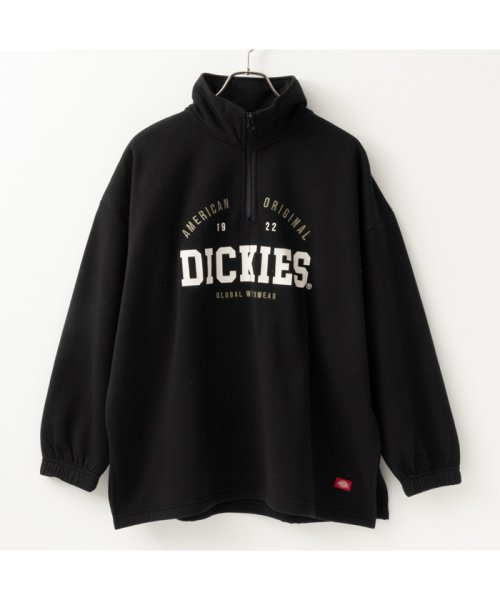 MAC HOUSE(women)(マックハウス（レディース）)/Dickies ディッキーズ 裏起毛ハーフジップチュニック 3487－8933/img09