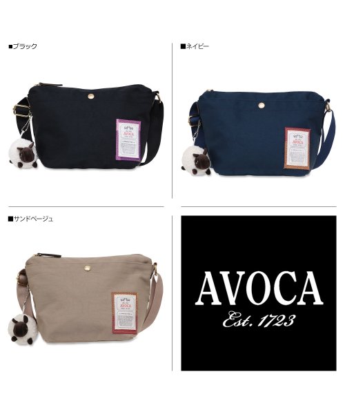 AVOCA(アヴォカ)/AVOCA アヴォカ ショルダーバッグ ミニ メンズ レディース 斜めがけ MINI SHOULDER BAG ブラック ネイビー ベージュ 黒 AC－009/img02