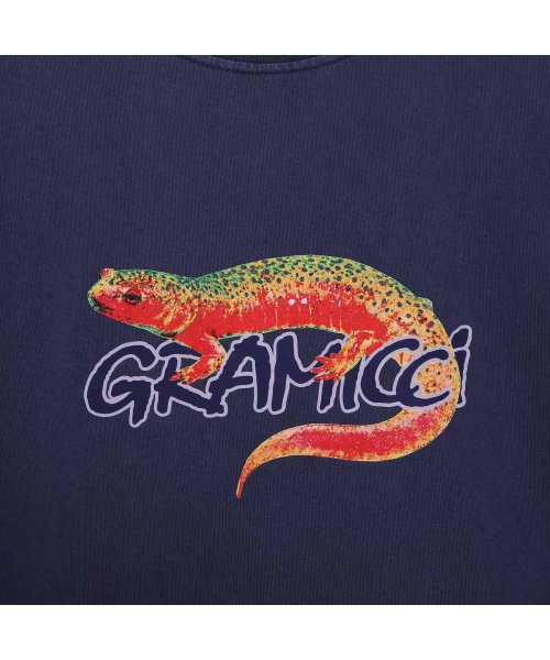 GRAMICCI(グラミチ)/グラミチ GRAMICCI Tシャツ 半袖 サラマンダー メンズ プリント 綿100% SALAMANDER TEE ホワイト グレー ネイビー 白 G3FU－/img06