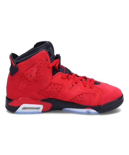 NIKE(NIKE)/NIKE AIR JORDAN 6 RETRO GS ナイキ エアジョーダン6 レトロ スニーカー レディース レッド 384665－600/img01