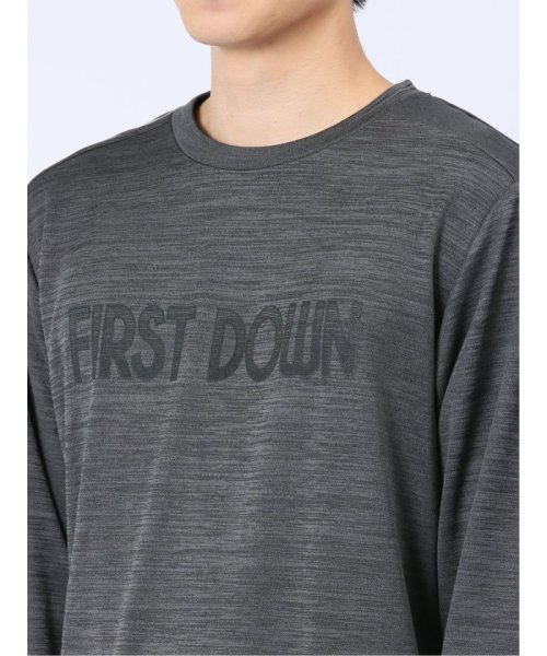 TAKA-Q(タカキュー)/【WEB限定】ファーストダウン/FIRST DOWN ロゴ クループルオーバー 長袖 メンズ Tシャツ カットソー カジュアル インナー ビジネス ギフト プレ/img07