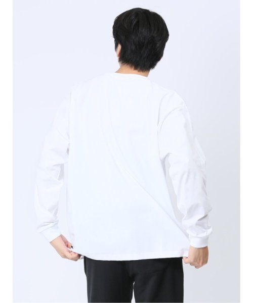 TAKA-Q(タカキュー)/【WEB限定】ミンズクローゼット/mihns closet カラープリント クルー 長袖 メンズ Tシャツ カットソー カジュアル インナー ビジネス ギフト /img02
