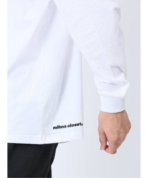 TAKA-Q(タカキュー)/【WEB限定】ミンズクローゼット/mihns closet カラープリント クルー 長袖 メンズ Tシャツ カットソー カジュアル インナー ビジネス ギフト /img08