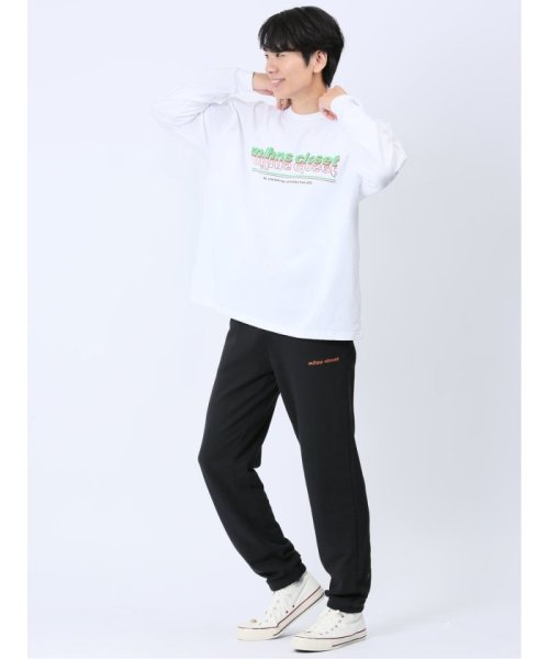 TAKA-Q(タカキュー)/【WEB限定】ミンズクローゼット/mihns closet カラープリント クルー 長袖 メンズ Tシャツ カットソー カジュアル インナー ビジネス ギフト /img09