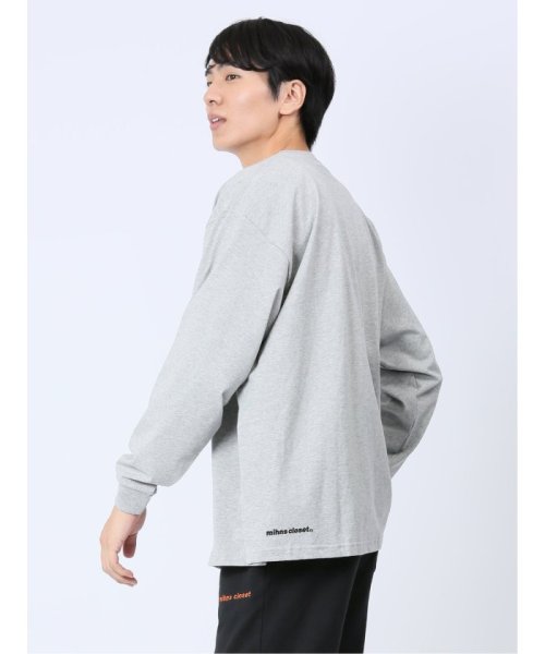 TAKA-Q(タカキュー)/【WEB限定】ミンズクローゼット/mihns closet カラープリント クルー 長袖 メンズ Tシャツ カットソー カジュアル インナー ビジネス ギフト /img10