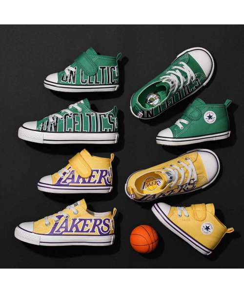 CONVERSE(CONVERSE)/コンバース CONVERSE キッズ スニーカー チャイルド オールスター NBA レイカーズ セルティック バスケ CO－CDASNNBASLOX/img01