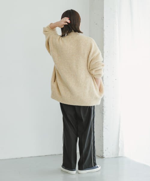 ITEMS URBANRESEARCH(アイテムズ アーバンリサーチ（レディース）)/『ユニセックス』『UR GREEN』メランジジップカーディガン/img09