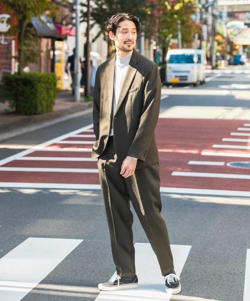 URBAN RESEARCH DOORS(アーバンリサーチドアーズ)/『イージーケア』LIFE STYLE TAILOR　ウールライクツイルコンフォータブルパンツ/img04