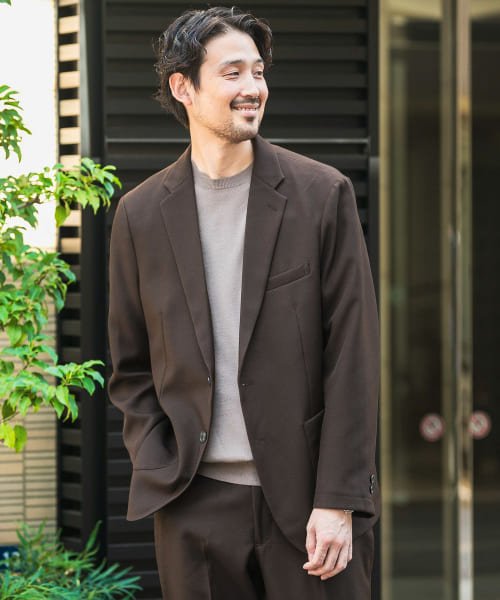 URBAN RESEARCH DOORS(アーバンリサーチドアーズ)/『イージーケア』LIFE STYLE TAILOR　ウールライクツイルコンフォータブルジャケット/img03