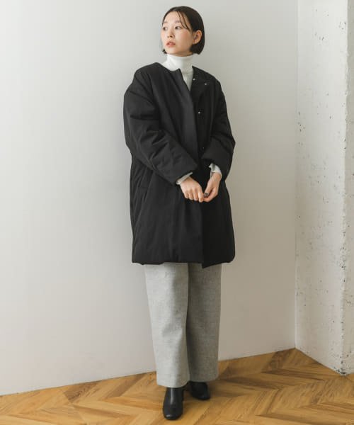 URBAN RESEARCH ROSSO(URBAN　RESEARCH　ROSSO)/F by ROSSO　マフラー付き中綿ミドルコート/img09