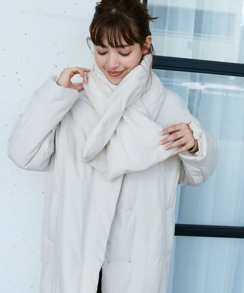 F by ROSSO　マフラー付き中綿ミドルコート 【SHIPS any別注】ALTUS MOUNTAIN GEAR: バブル ダウン ベスト V1345490256(10296円)